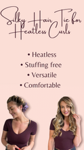 Load image into Gallery viewer, Silky Hair Tie for heatless curls
